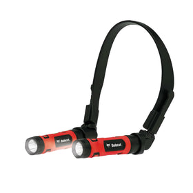 CJ TECH Bobcat neck light in reading mode provides hands-free illumination for late-night pages