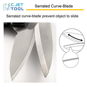 C.JET TOOL 10 adjustable blade range allows switching tasks easily.