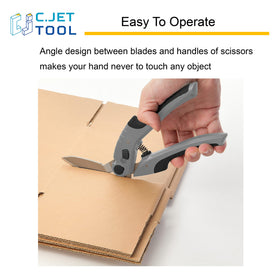 C.JET TOOL 10 leather cutting action demonstrates versatility.