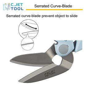 C.JET TOOL cuts cardboard, leather, carpet, and soft metals with ease.