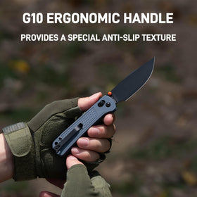 CJRB Bolt pocket clip keeps the knife secure and ready in a pocket
