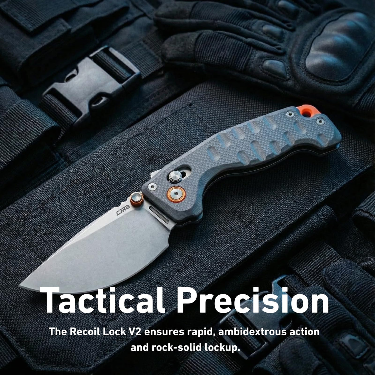 CJRB Doubletap lightweight design at 241 g for easy carry