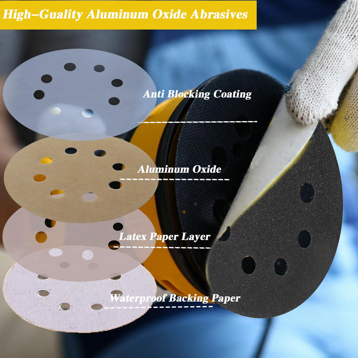 CKFCXC discs suited for wood, stone, and lacquer finishes.