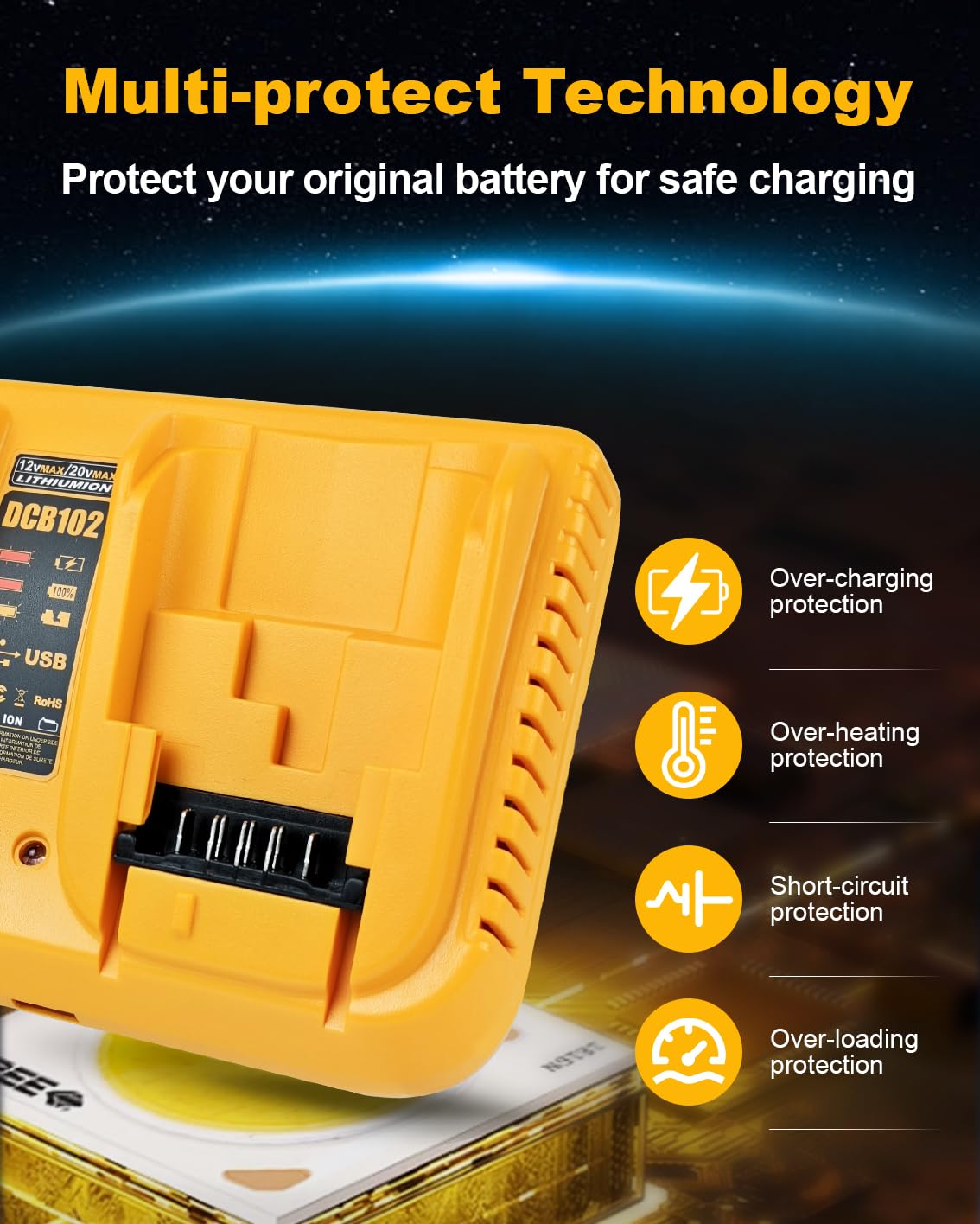 CKSTAYIL flame-retardant housing adds safety during charging sessions.