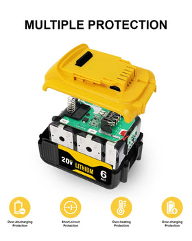 CKSTAYIL broad compatibility with Dewalt 20V tools and chargers.