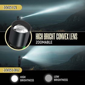 CLAKAP LED Neck Light detachable magnetic base mounted on metal surfaces for fixed lighting.