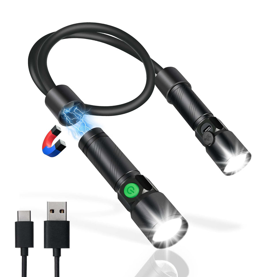 CLAKAP LED Neck Light front view for hands-free, bright illumination during precise tasks.