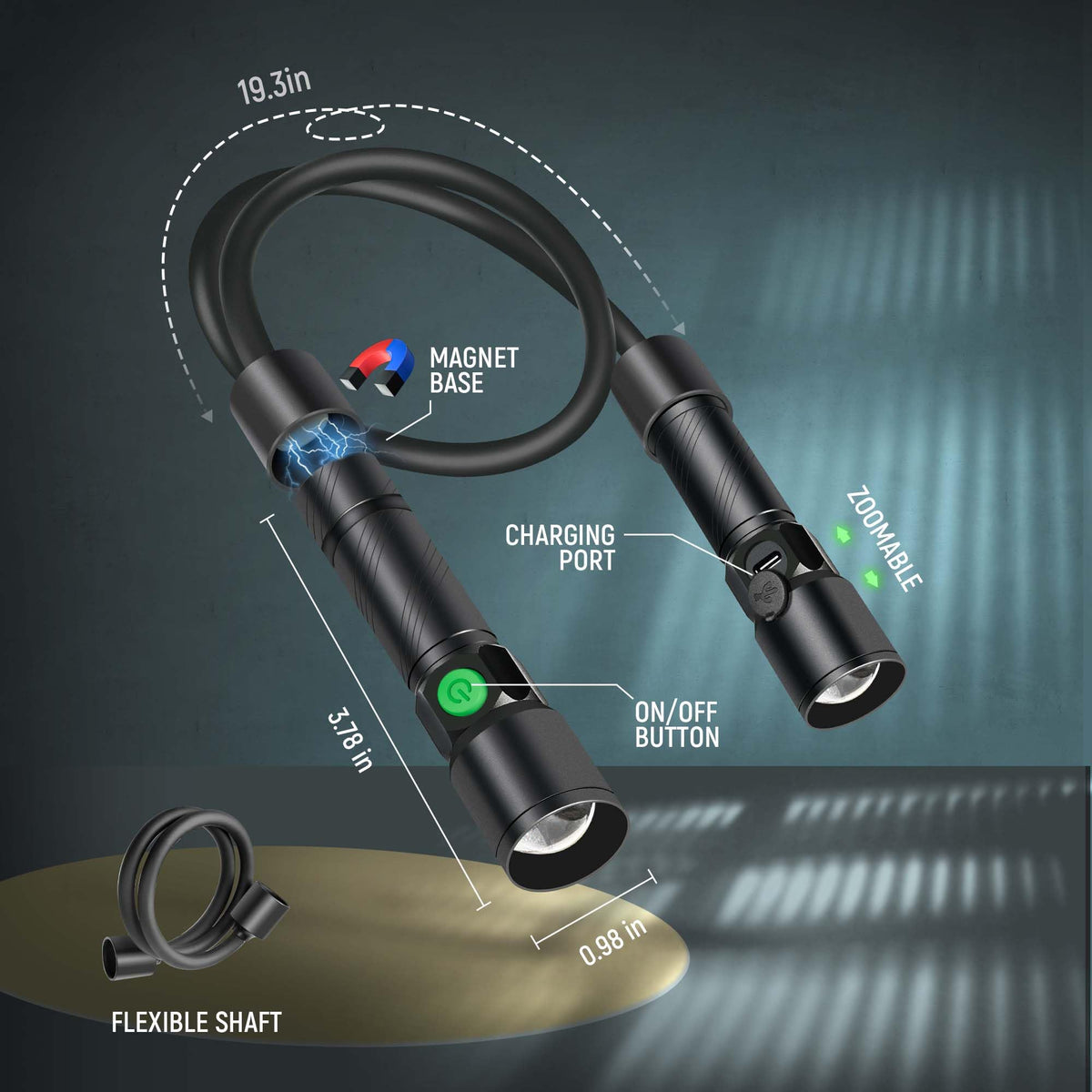 CLAKAP LED Neck Light reading mode enable late-night tasks without hand strain.