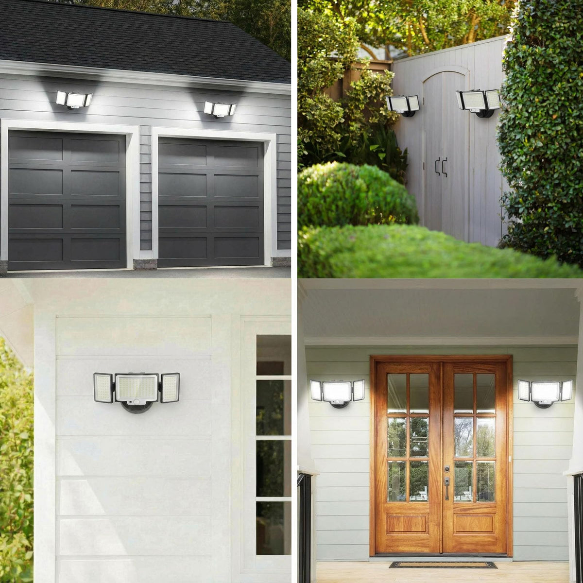 CLAONER LED security light with wide 270-degree coverage for outdoor areas.