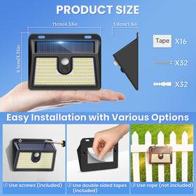 CLAONER solar motion light on deck for pleasant outdoor ambiance.