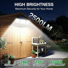 CLAONER 286 LEDs deliver bright, wide-area illumination for entrances