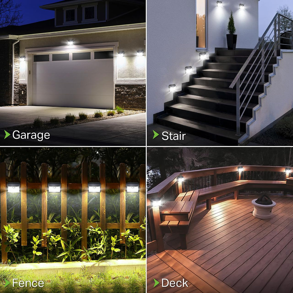 CLAONER motion-sensor lights offer 270° coverage for secure entryways