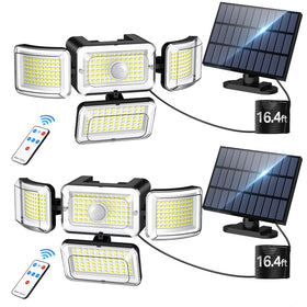 CLAONER solar panel powering longer, brighter nights.