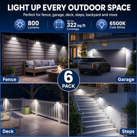 CLAONER super bright solar outdoor light provides wide yard coverage.