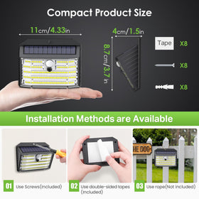 CLAONER ultra-bright LEDs provide clear yard lighting