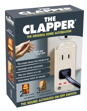 Away setting turns on lights with any sound to deter intruders.