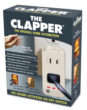 Clapper plugs into a standard outlet for quick, simple setup.