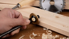 Clarke Brothers wheel marking gauge with a 6-inch scale for imperial and metric layouts