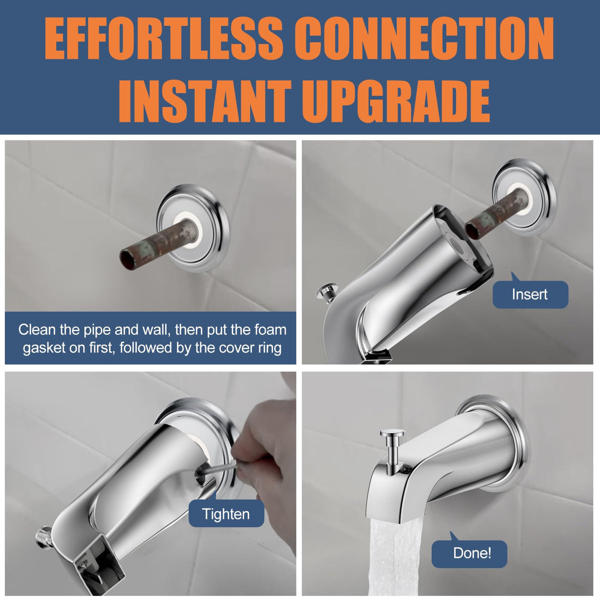 Claywie easy DIY installation kit with hex wrench and components