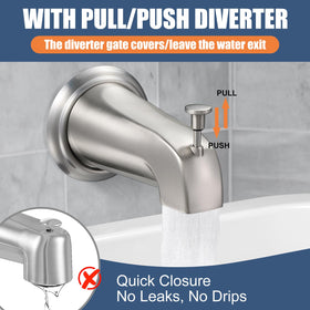 Claywie preassembled diverter components for quick setup