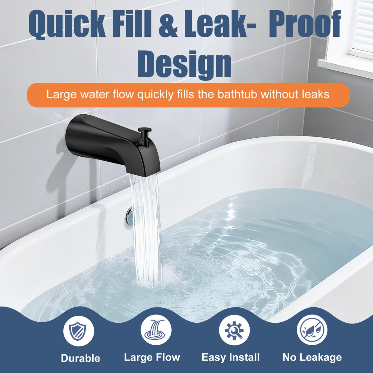 Claywie pull-down diverter in action for smooth water flow control.
