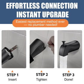 Claywie slip-fit compatibility fits most 1/2-inch copper pipes.