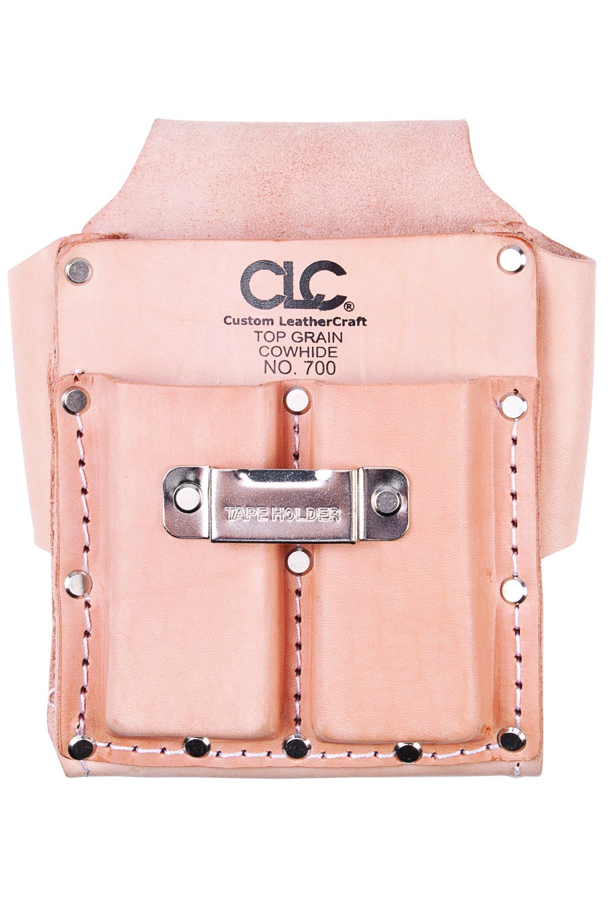 CLC 700 Tool Pouch main pocket keeps tools organized for easy access.