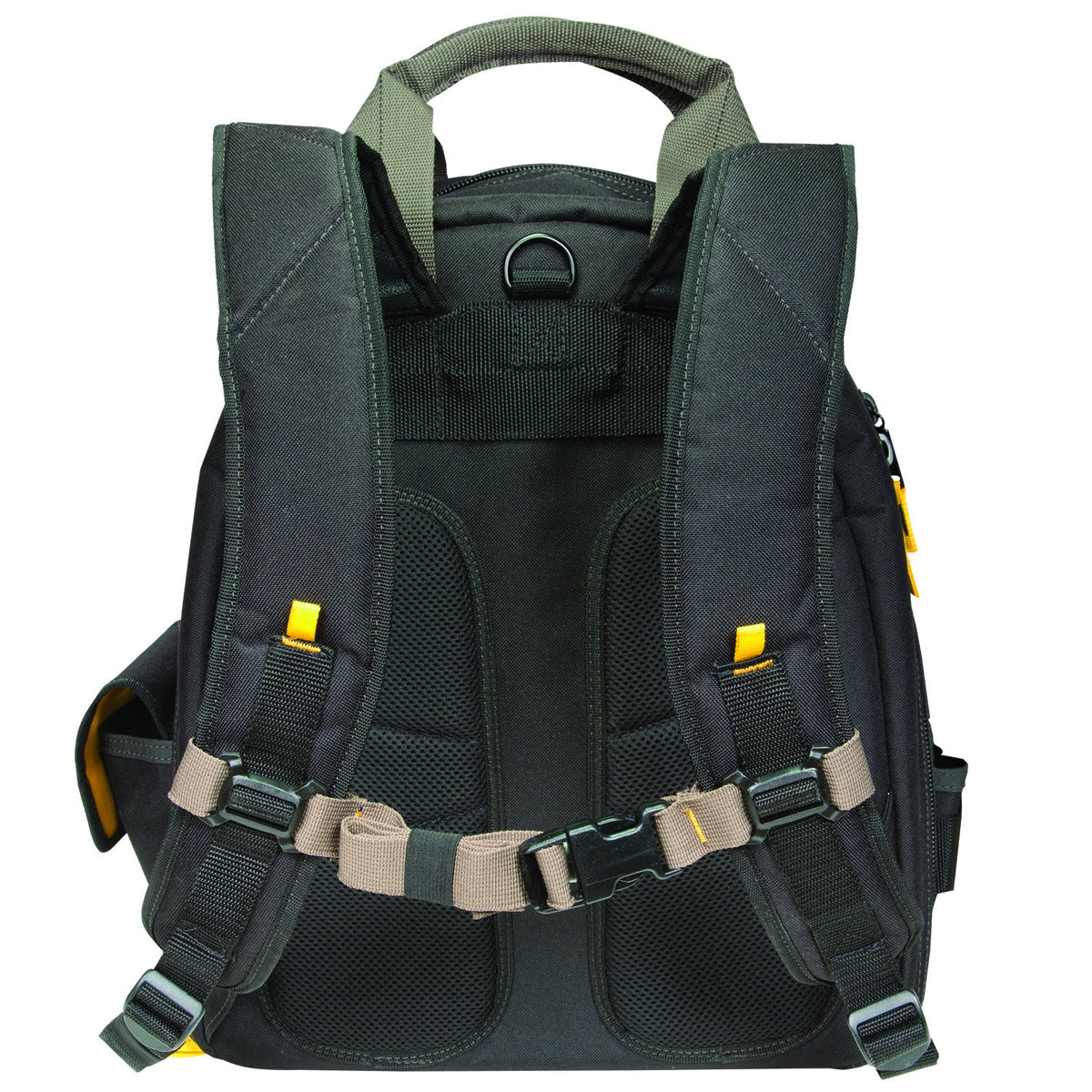 CLC L255 with base pad feet resists wear on rough jobsite floors.