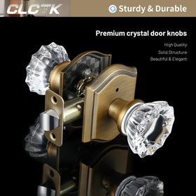 CLCTK crystal knob close-up highlights fluted glass and premium finish for refined interiors