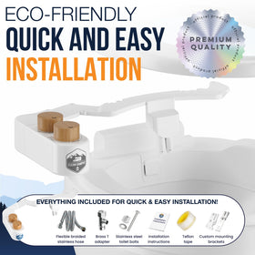 Clean Camper easy-install instructions enable fast, tool-free setup