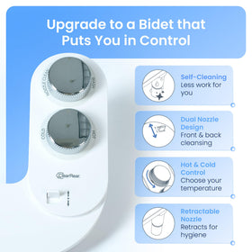 CLEAR REAR eco-friendly upgrade reduces toilet paper use.