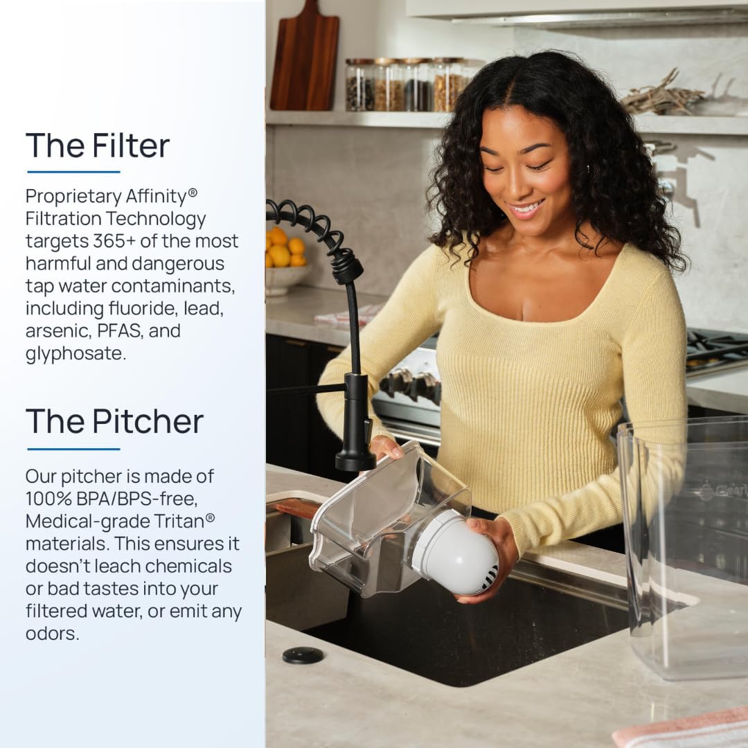 Clearly Filtered filtration media close-up showing advanced contaminant capture