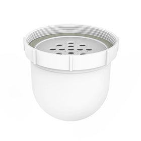 Clearly Filtered replacement filter for pitcher, front view, delivering cleaner water.