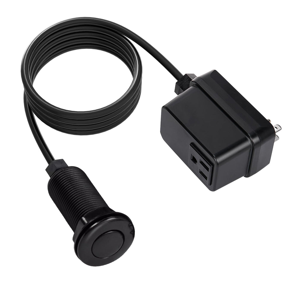 CLEESINK cordless switch front view with a 3.5-inch push button for easy reach.