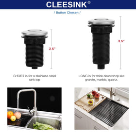 CLEESINK installation hole detail demonstrates a precise cut