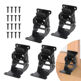 Clifog self-locking hinge at 90-degree fold enabling space-saving table setup
