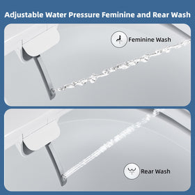 Clirass bidet button-control-wash allows customizable cleansing with each use