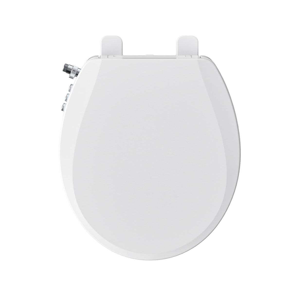 Clirass bidet seat soft-close round lid for quiet, smooth daily use