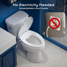 Clirass brass inlet offers a durable water connection for reliable performance.