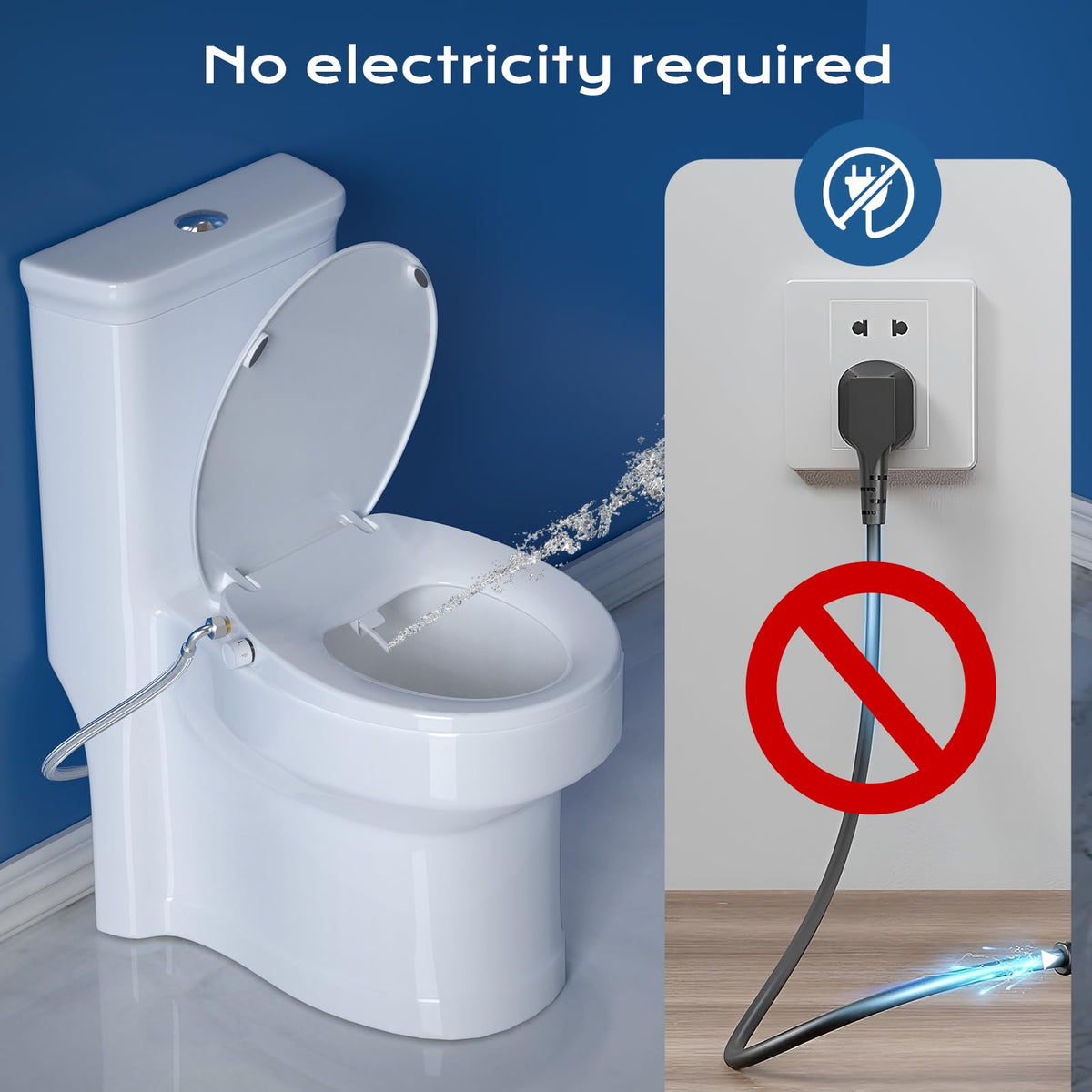 Clirass slow-close lid prevents slams and wear during use.