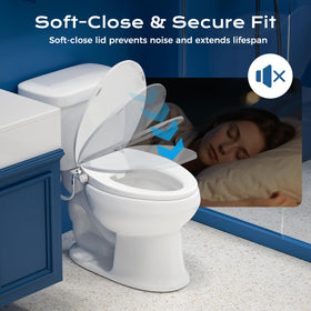 Clirass self-cleaning nozzles rinse before and after use to maintain hygiene.
