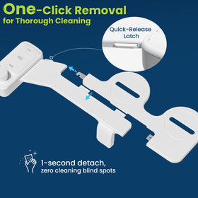 Clirass Ultra-Slim Bidet retractable-nozzles with hygienic guard