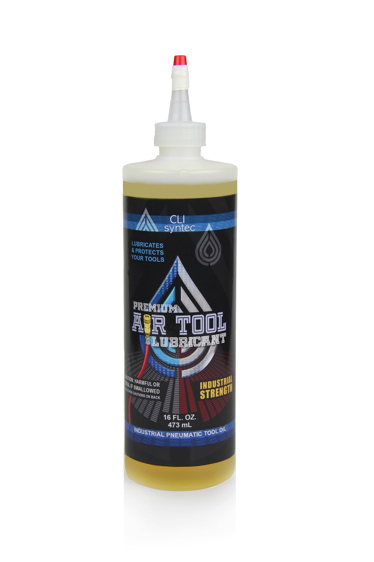 CLIsyntec Premium Air Tool Lubricant bottle for quick maintenance and protection
