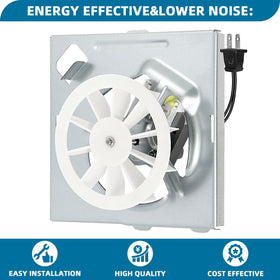 CLLOMAGY 50CFM bathroom exhaust improving air movement