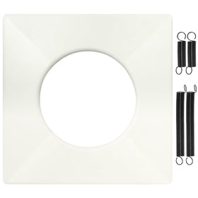 CLLOMAGY S97010319 grille with springs for Broan 161 improves airflow and heat delivery.