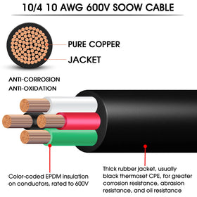 CLLOMAGY SOOW cable suited for generator connections and heavy-duty applications.