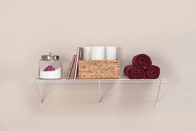 ClosetMaid 1074 ventilated shelf design keeps air circulating and fabrics fresher.