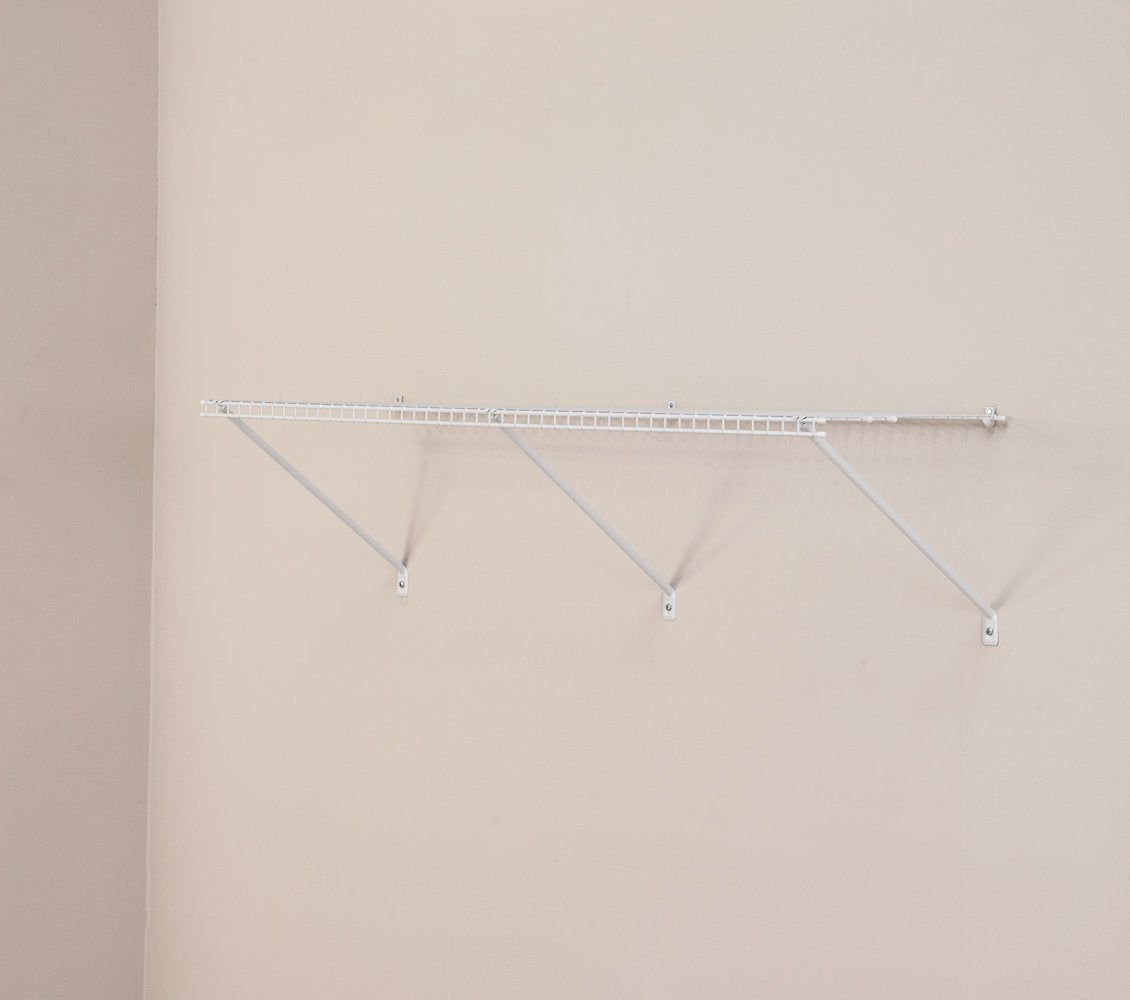 ClosetMaid 1074 white epoxy finish delivers durable, clean look for any room.