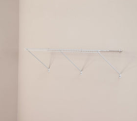 ClosetMaid 1074 white epoxy finish delivers durable, clean look for any room.