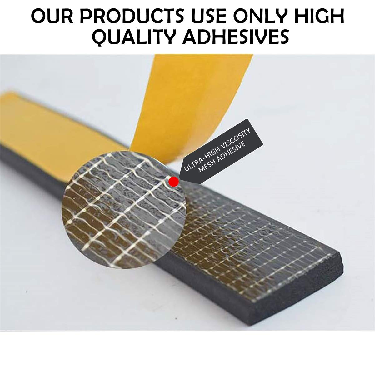 CloudBuyer CR neoprene foam strip used for window insulation and weatherproofing.